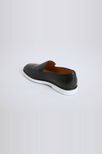 Leather loafers - Black