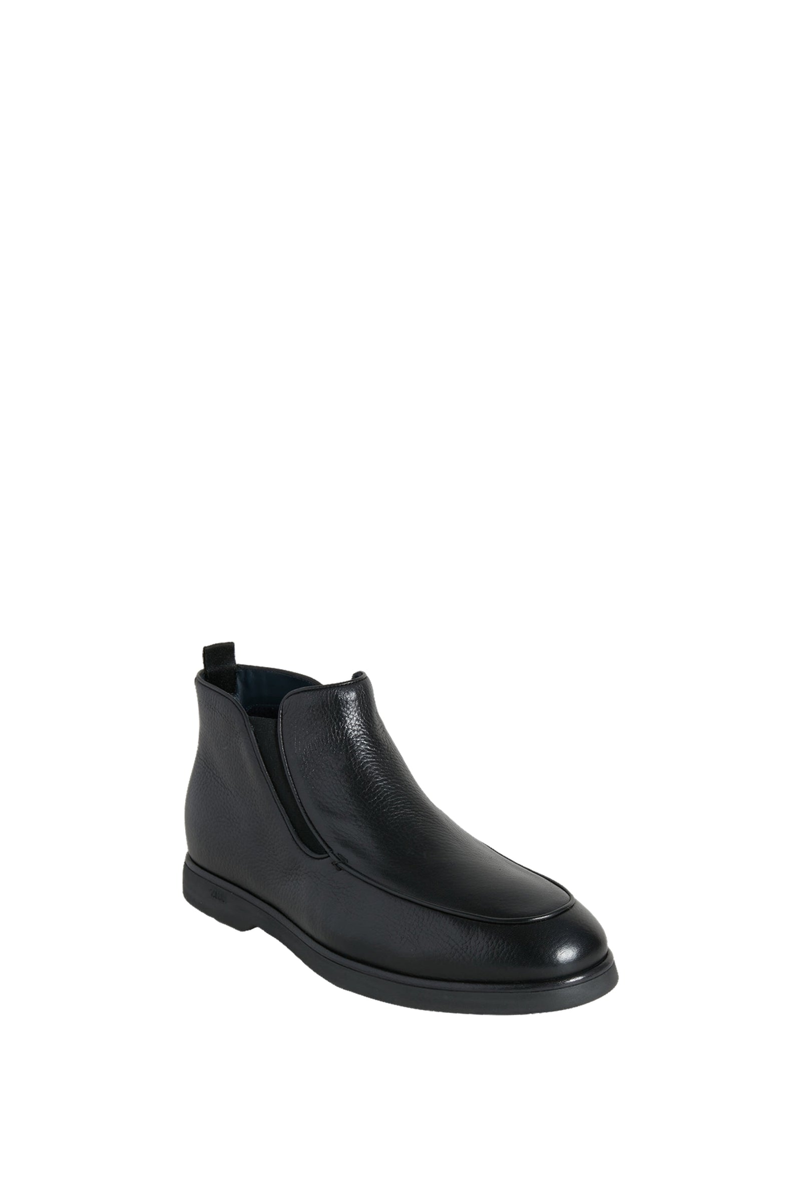 Bottines Chelsea en cuir exotique - Noir