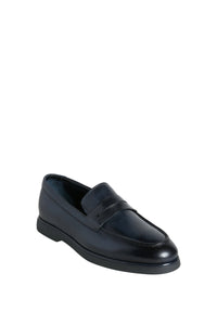 Mocassins à bride en cuir exotique - Bleu
