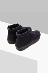 Leather derbies - Dark Navy