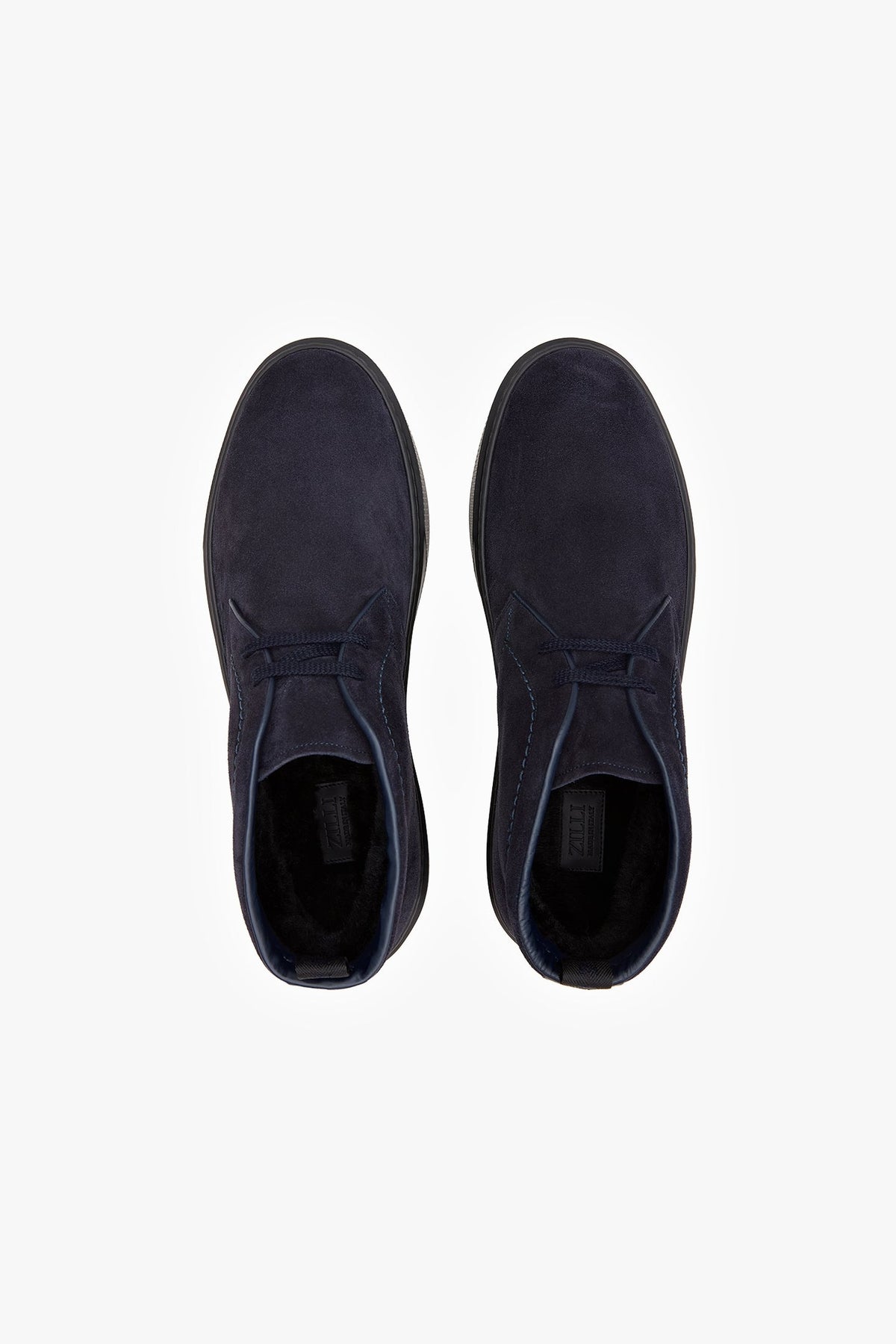 Leather derbies - Dark Navy