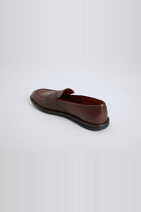 Leather loafers - Brown