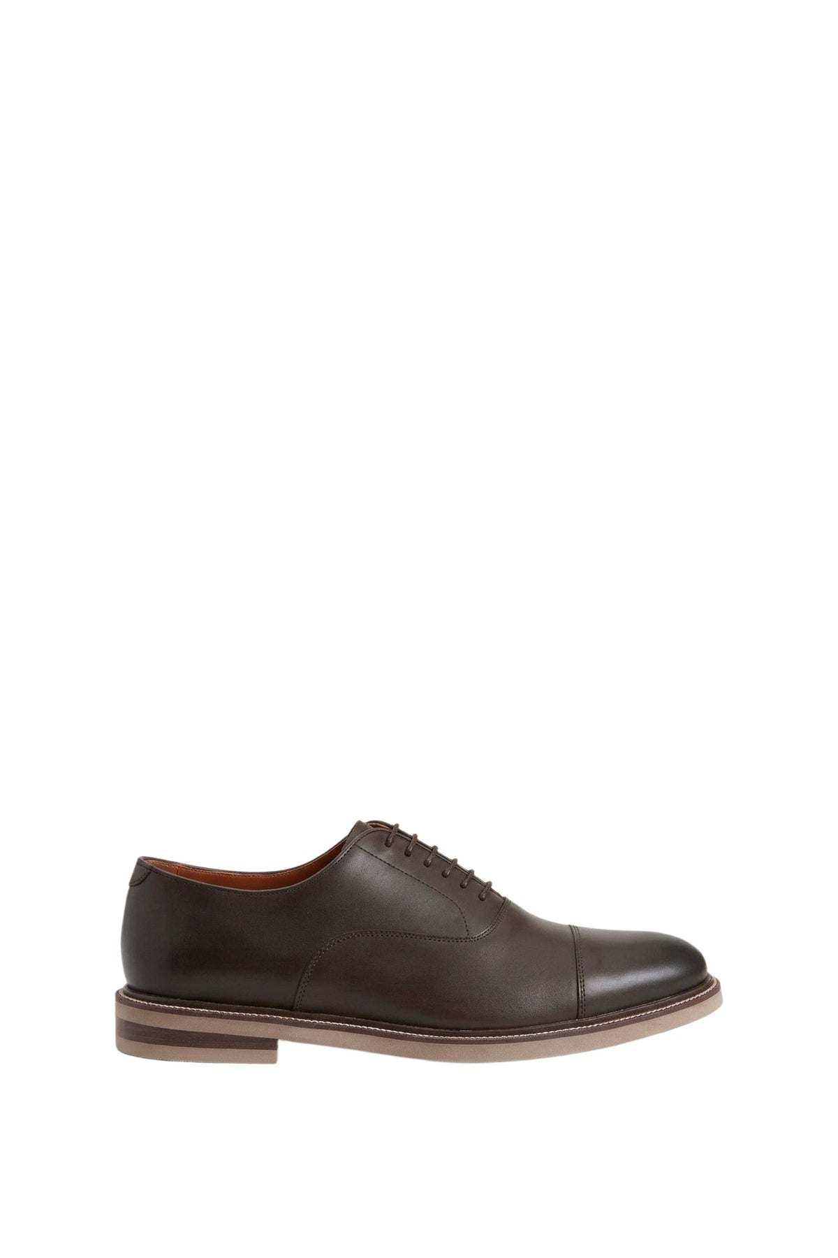 Derbies French en cuir - Dark Brown