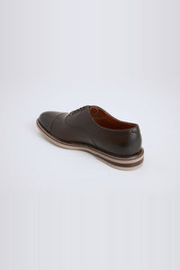 Derbies French en cuir - Dark Brown