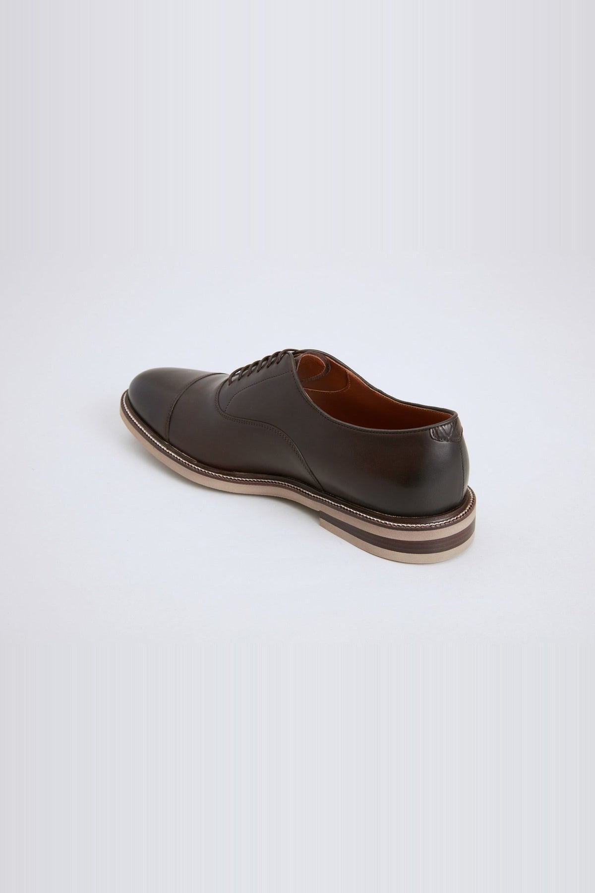 Derbies French en cuir - Dark Brown