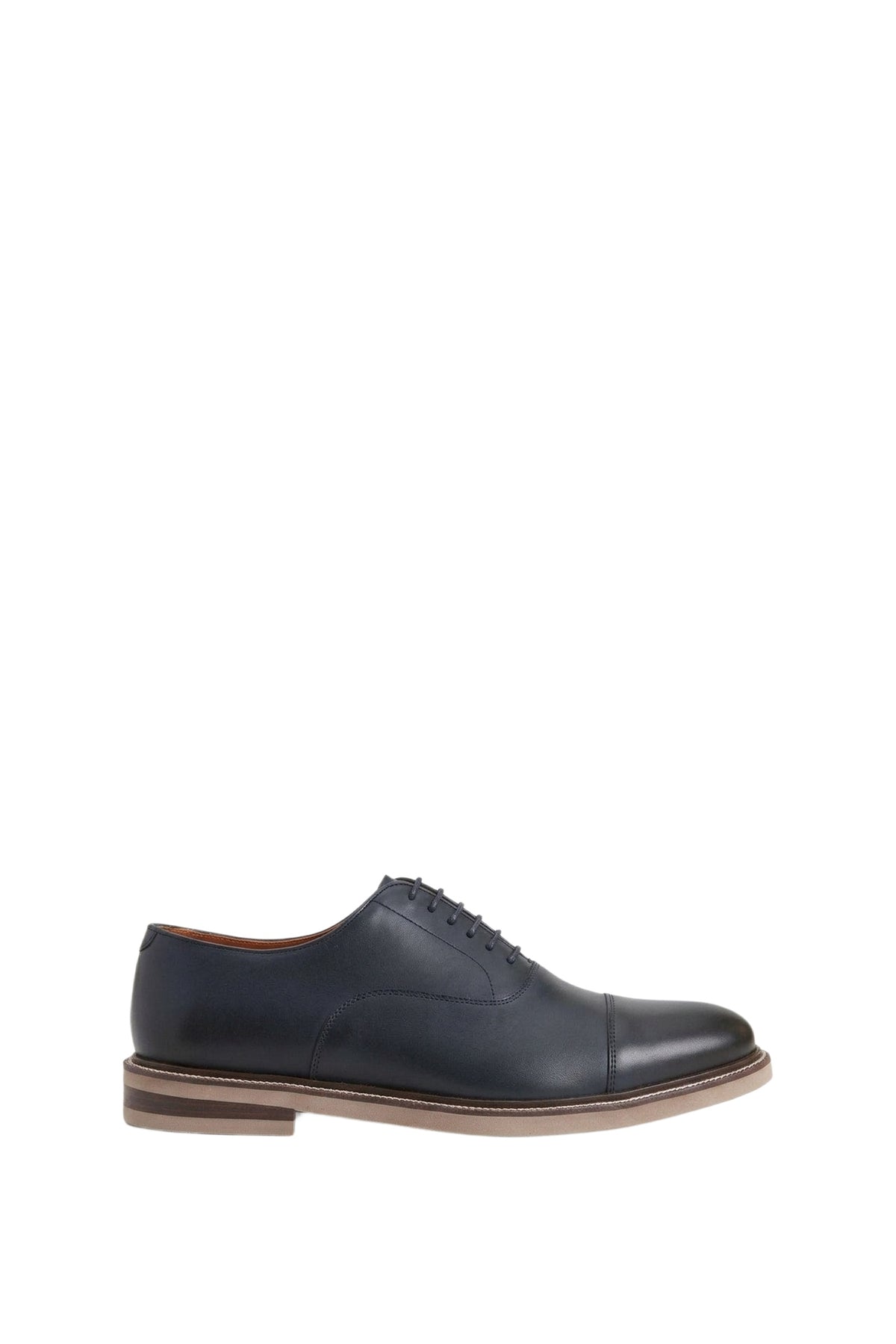 Derbies French en cuir précieux - Dark Navy