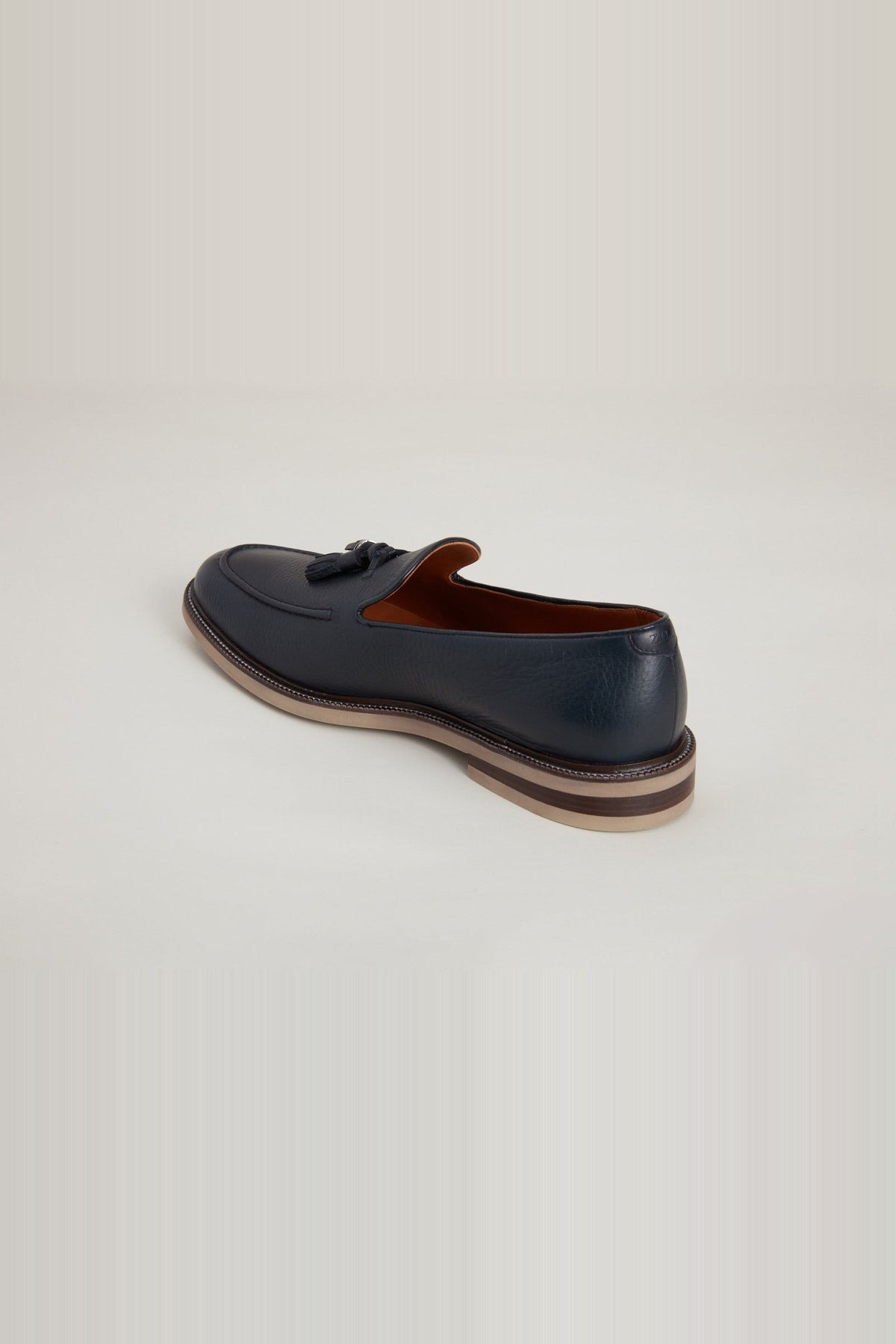 Loafers in fine leather - Dark Navy