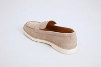 Mocassins en cuir - Taupe