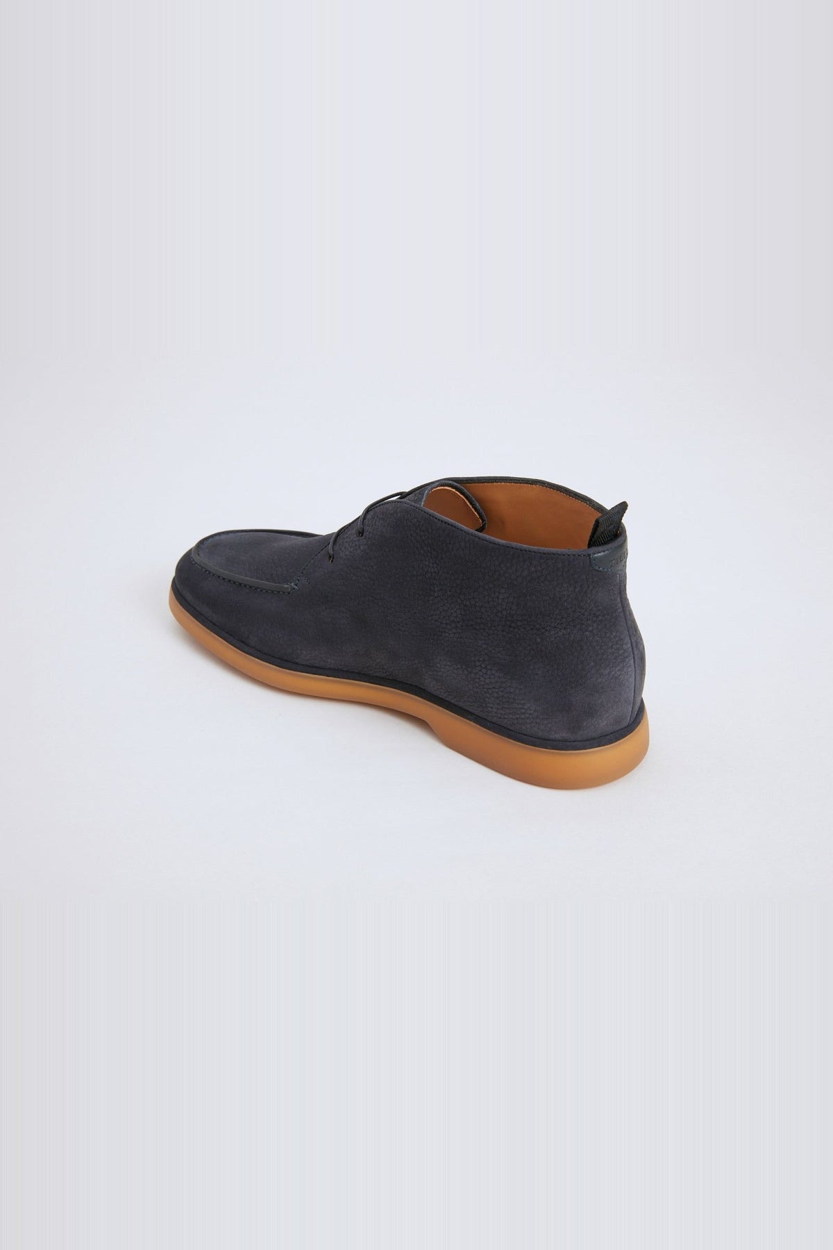 Leather ankle boots - Dark Navy