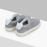 Baskets basses en cuir précieux - Light Charcoal
