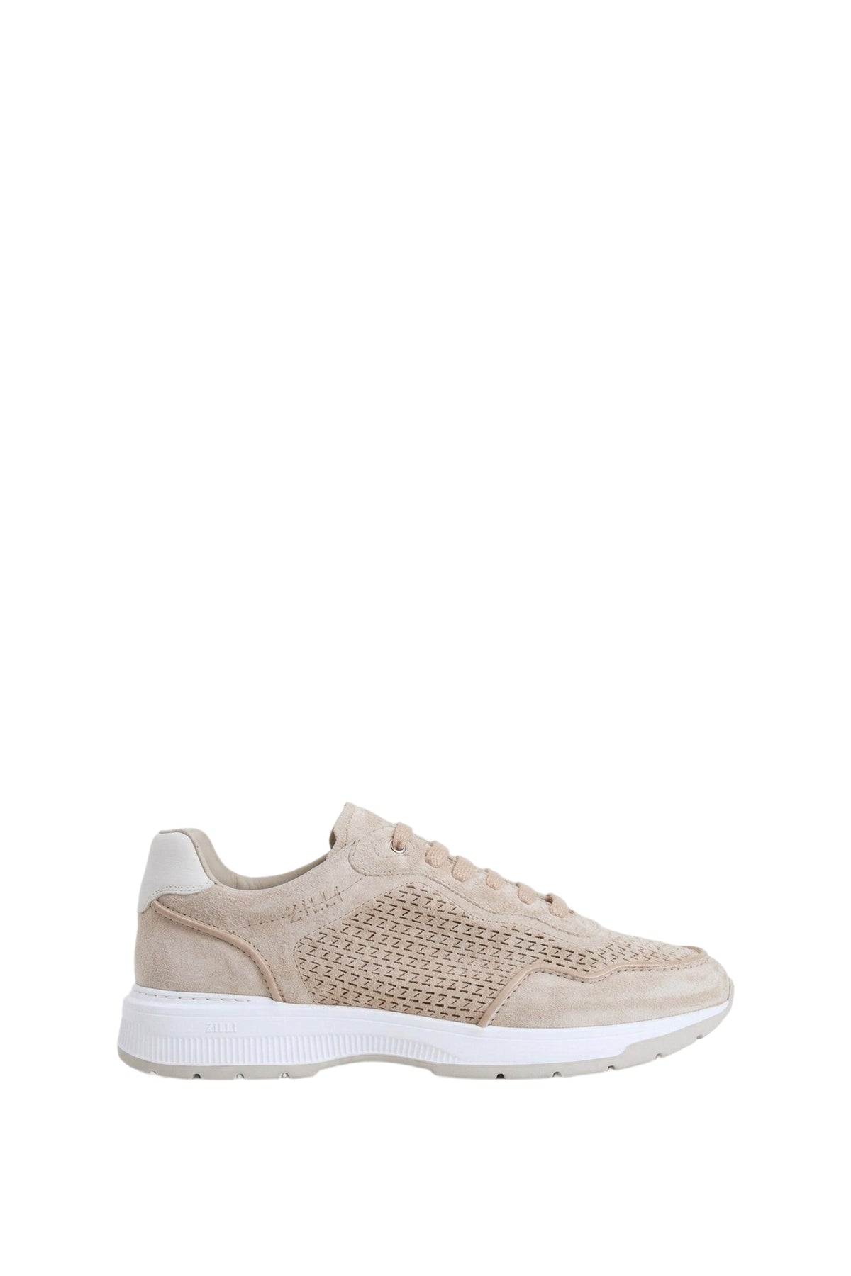 Sneakers basses en cuir - Stone