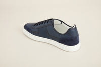 Sneakers basses en cuir - Blue Navy