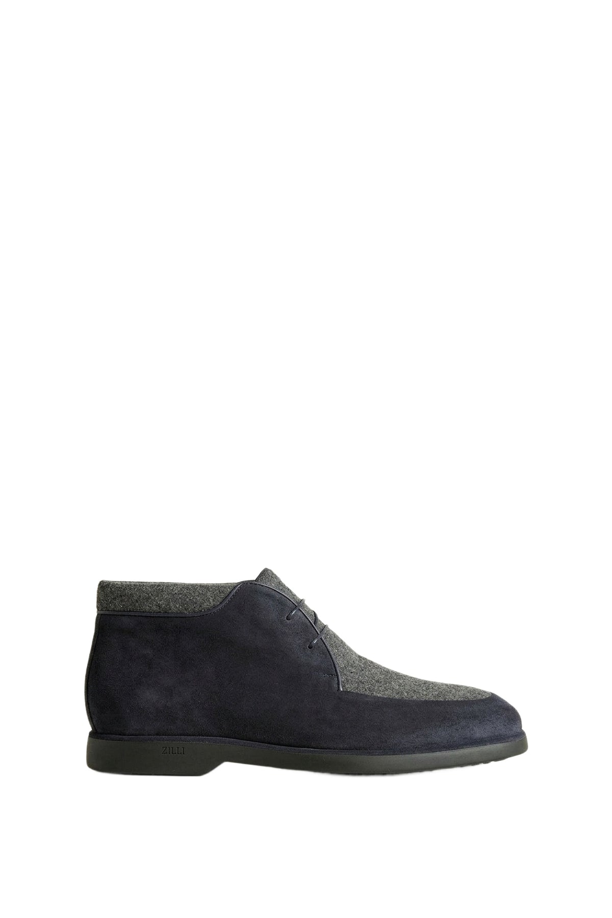 Bottines en cuir précieux - Dark Navy