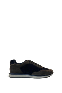 Baskets basses en cuir précieux - Dark Brown