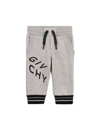 Pantalon 3 poches en molleton - Gris chiné