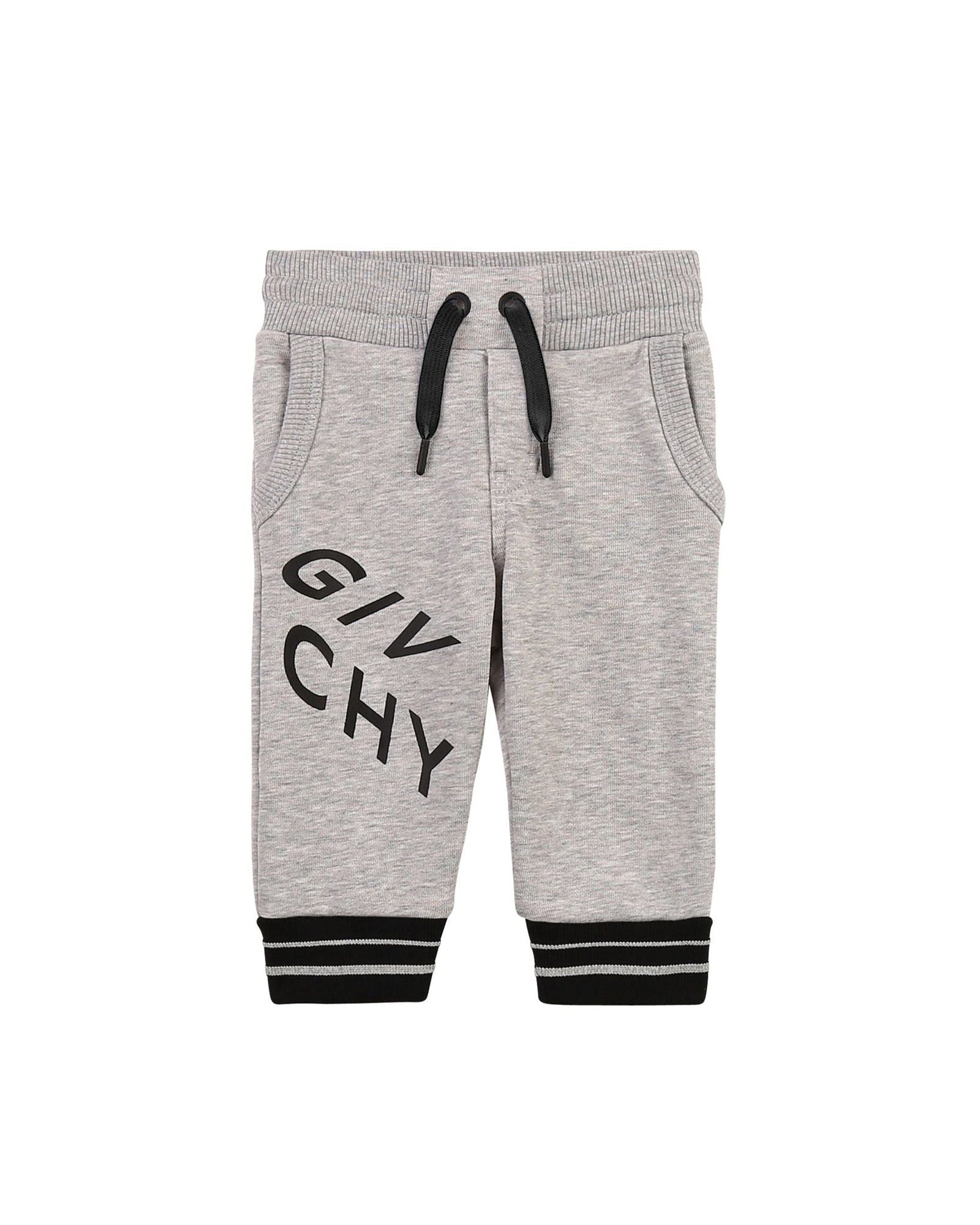 Pantalon 3 poches en molleton - Gris chiné