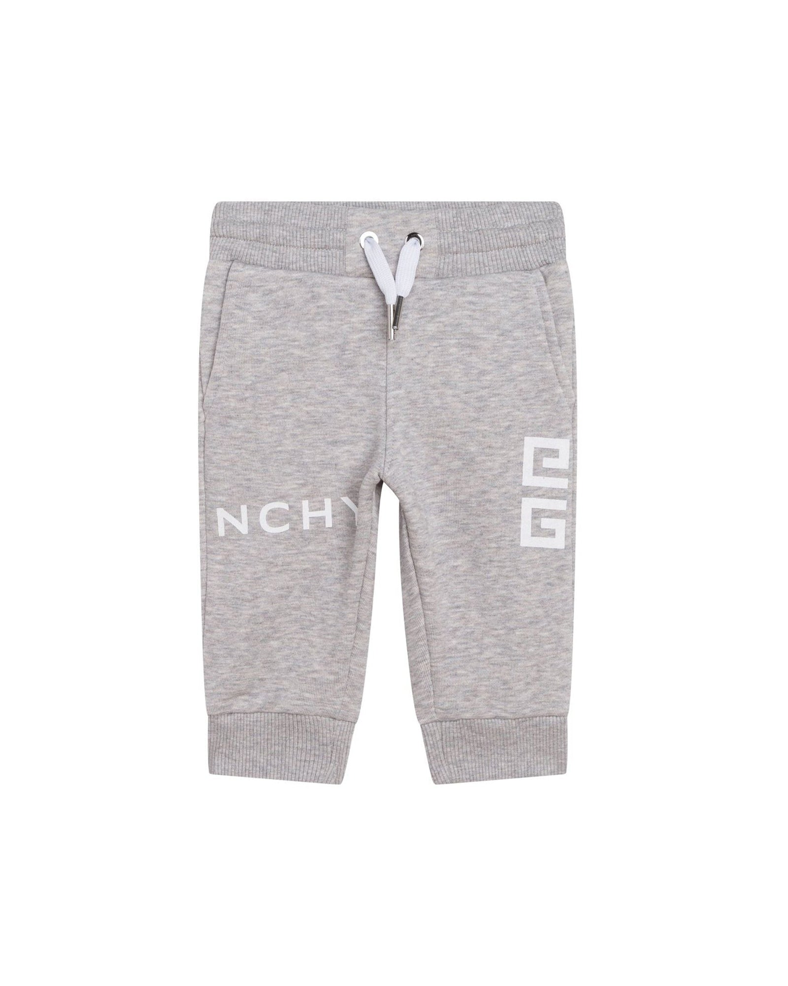 Jogging maxi logo - Gris chiné