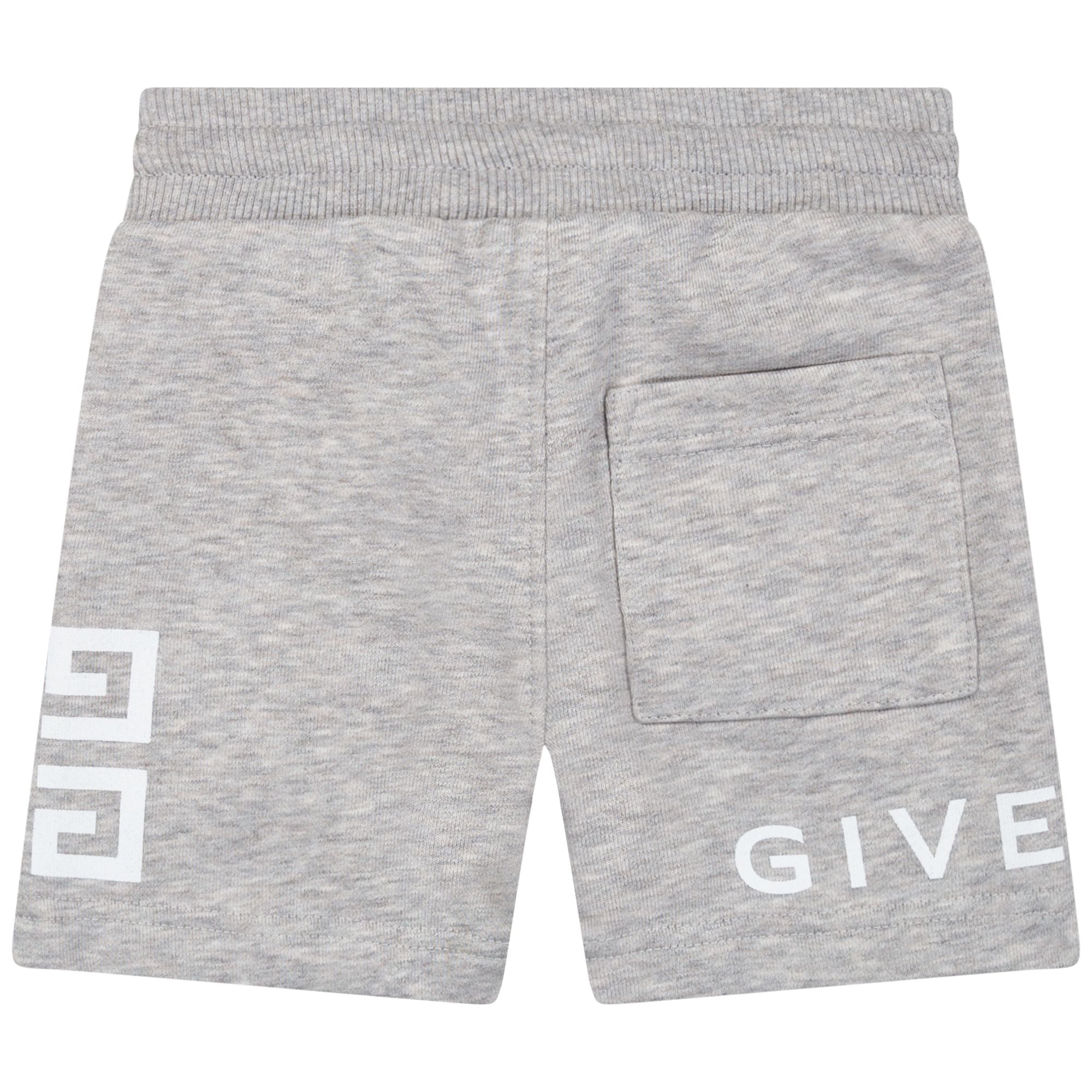 Bermuda maxi logo - Gris chiné