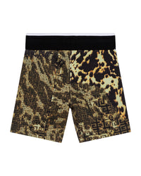 Bermuda en molleton imprimé camouflage - Army