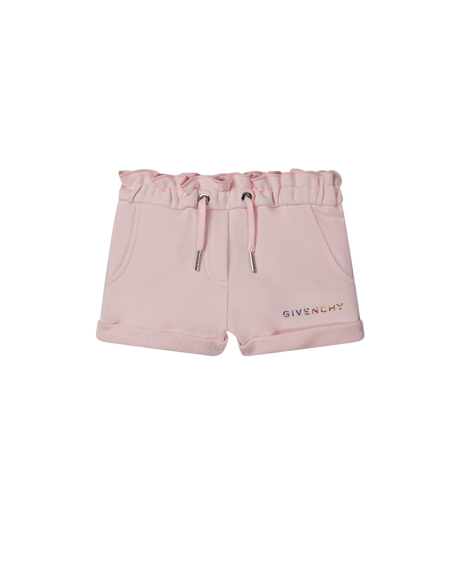 Short à taille élastiquée - Marshmallow