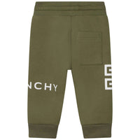 4G cotton print trousers - Safari
