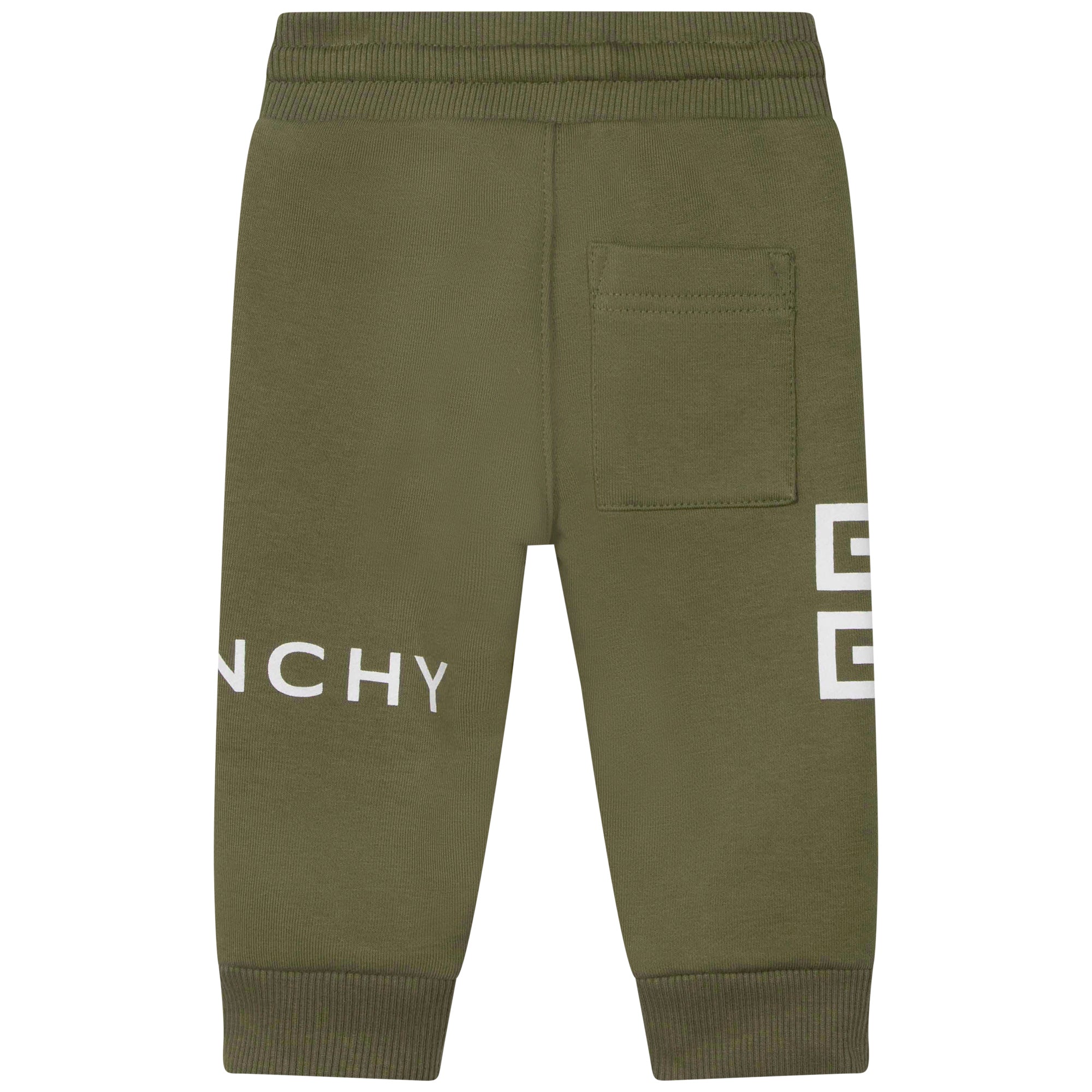 4G cotton print trousers - Safari