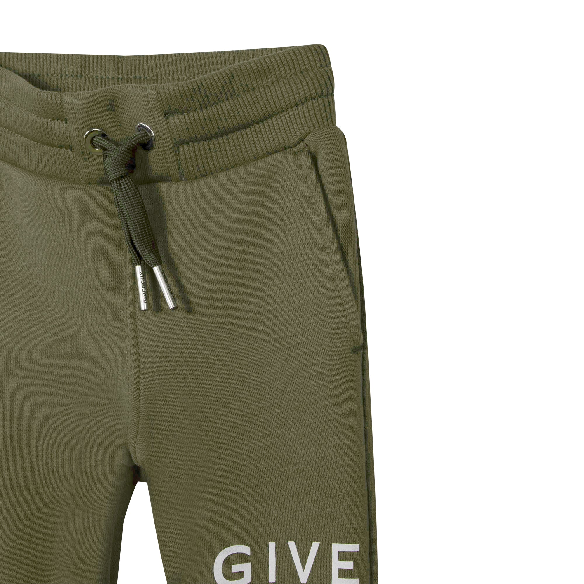 4G cotton print trousers - Safari