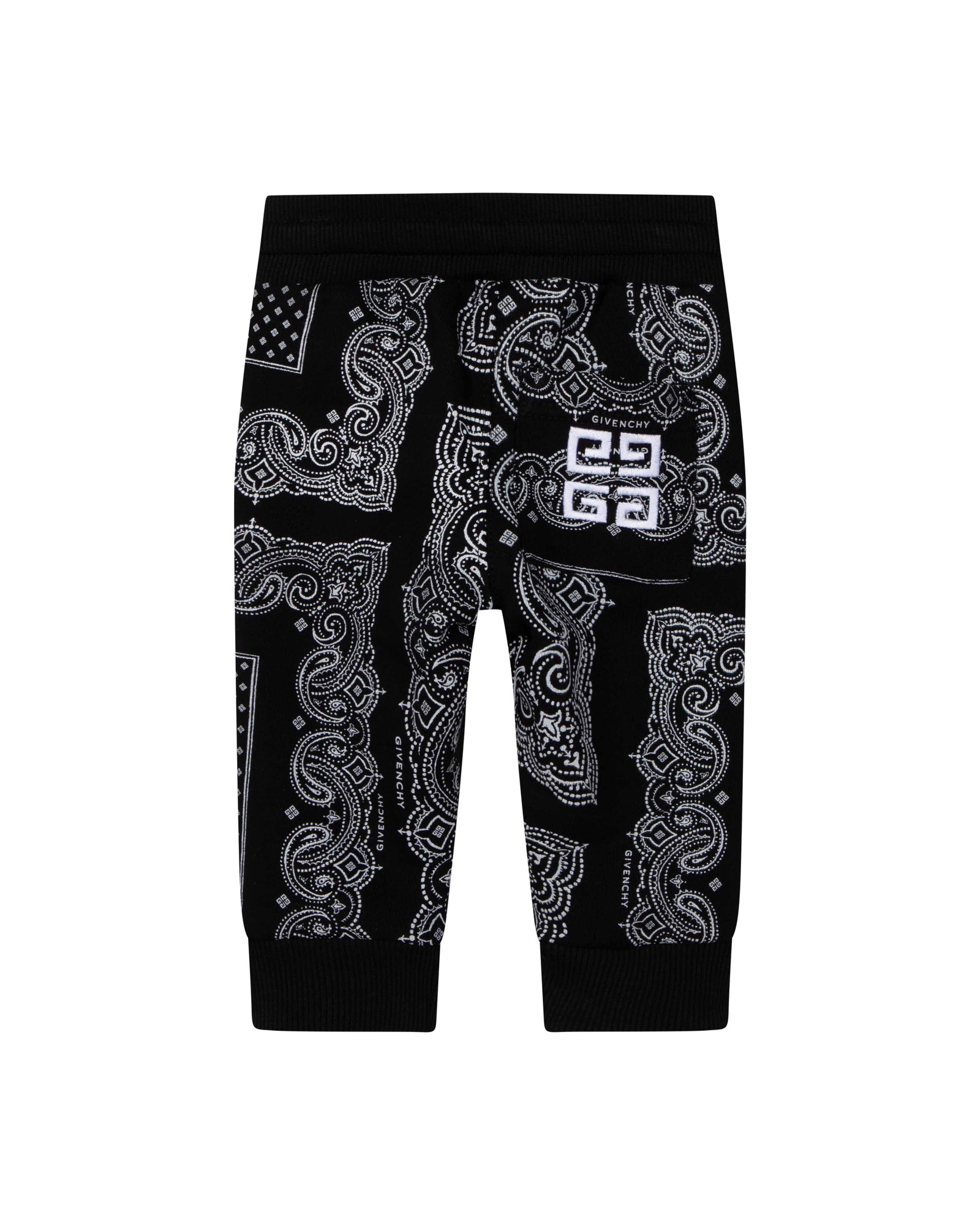 Embroidered trousers - Black