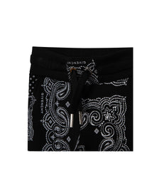 Embroidered trousers - Black