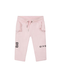 Pantalon à taille élastiquée en coton - Marshmallow