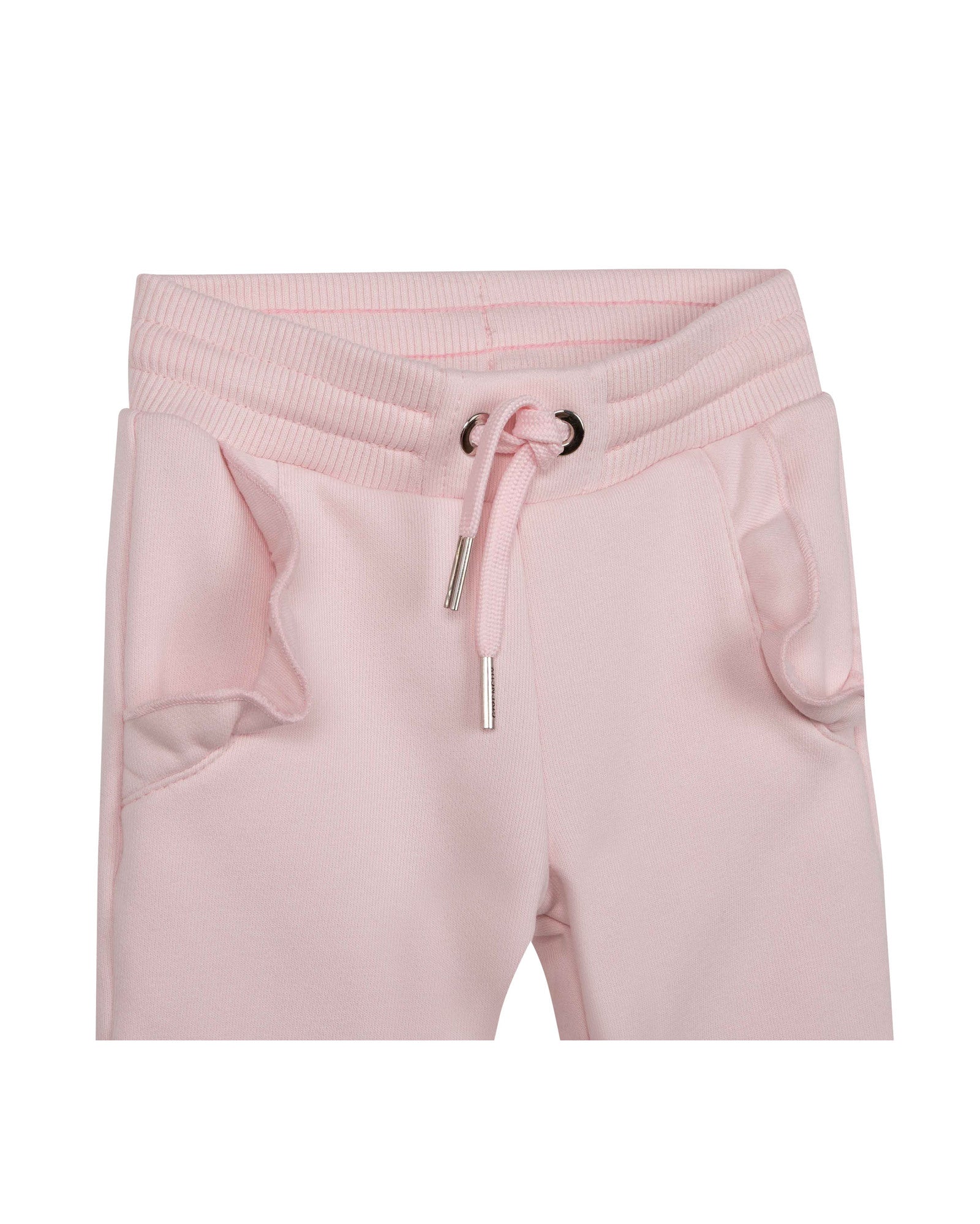 Pantalon à taille élastiquée en coton - Marshmallow