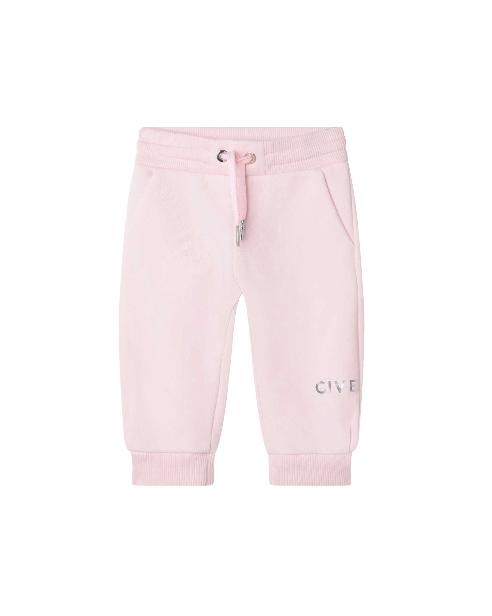 Elasticated waist fleece trousers - Marshmallow