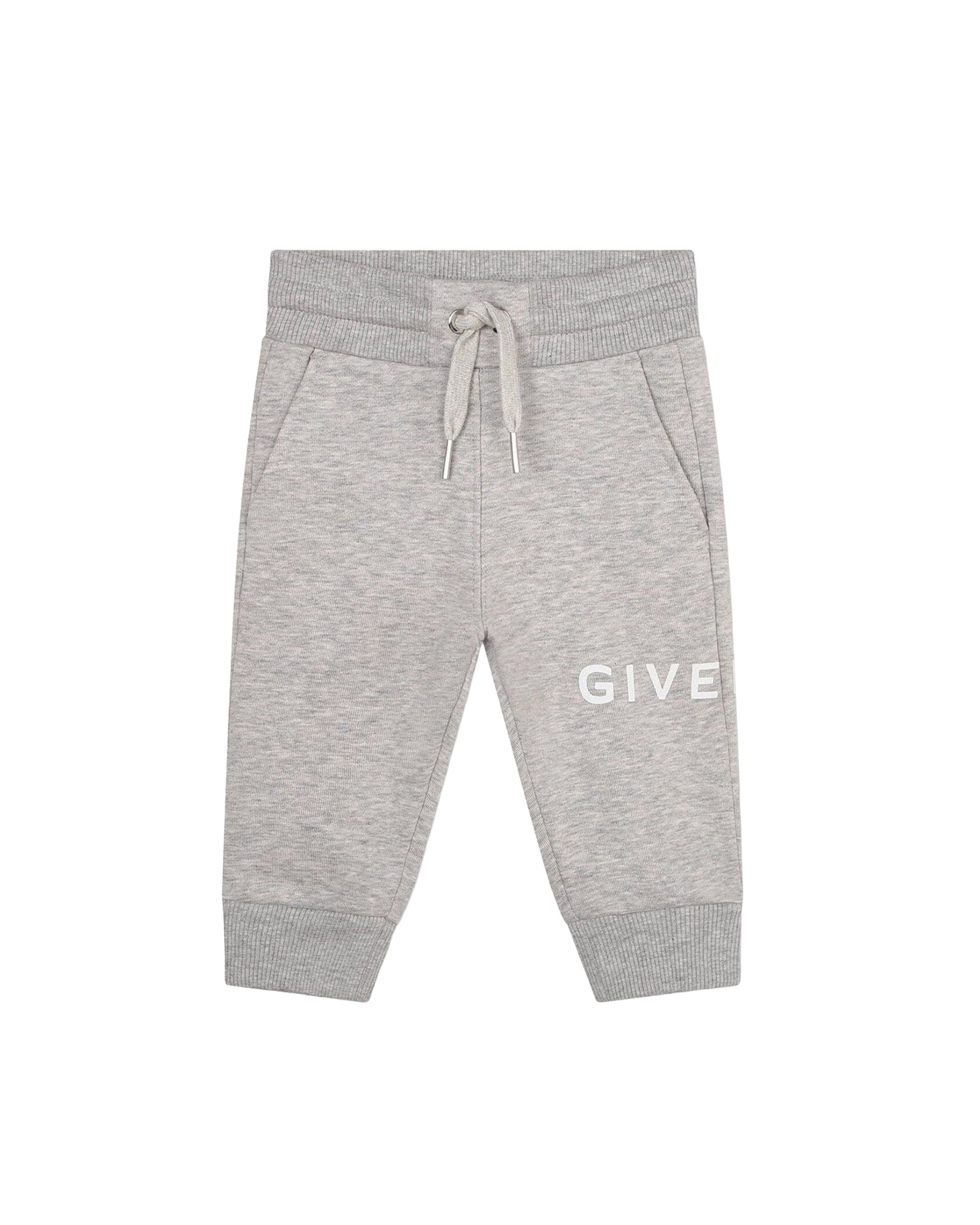 Pantalon de survêtement en coton - Gris Chiné