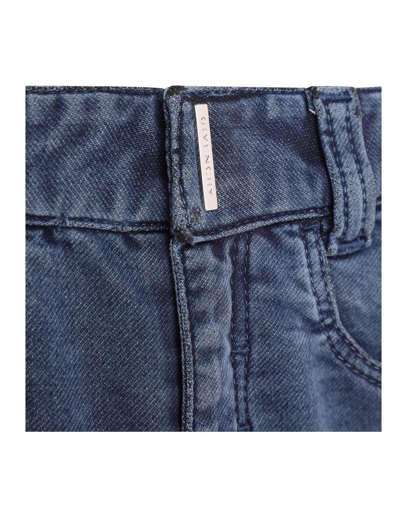 Cotton denim trousers - Stone