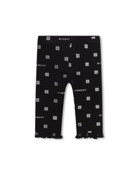 Cotton legging trousers - Black