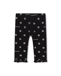 Cotton legging trousers - Black