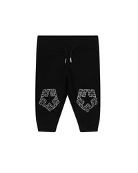 Pantalon en tricot de coton - Black