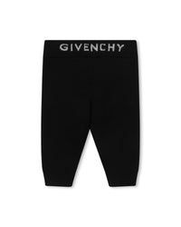 Pantalon en tricot de coton - Black