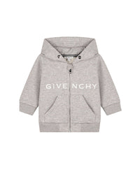 Cardigan en molleton - Gris chiné