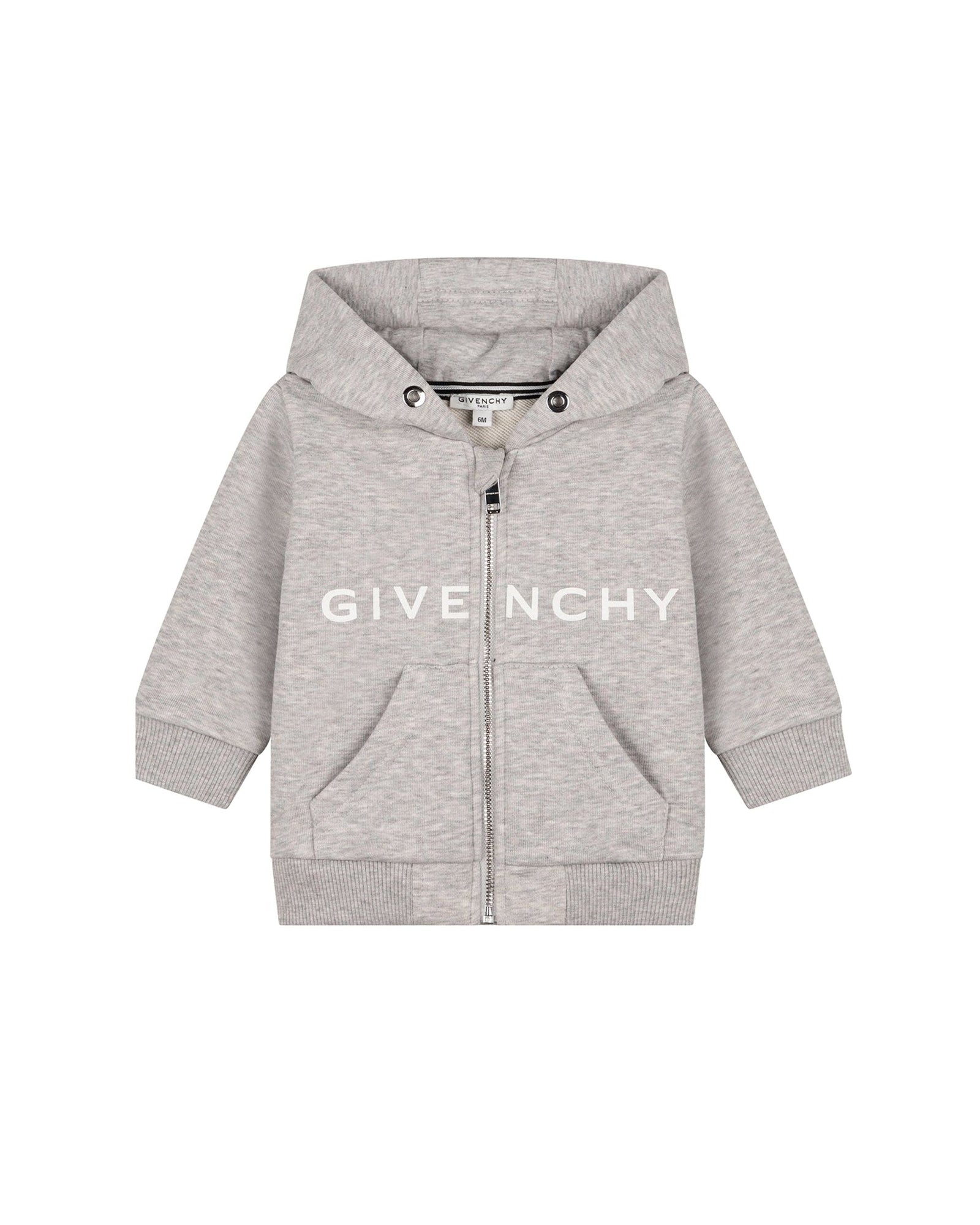 Cardigan en molleton - Gris chiné