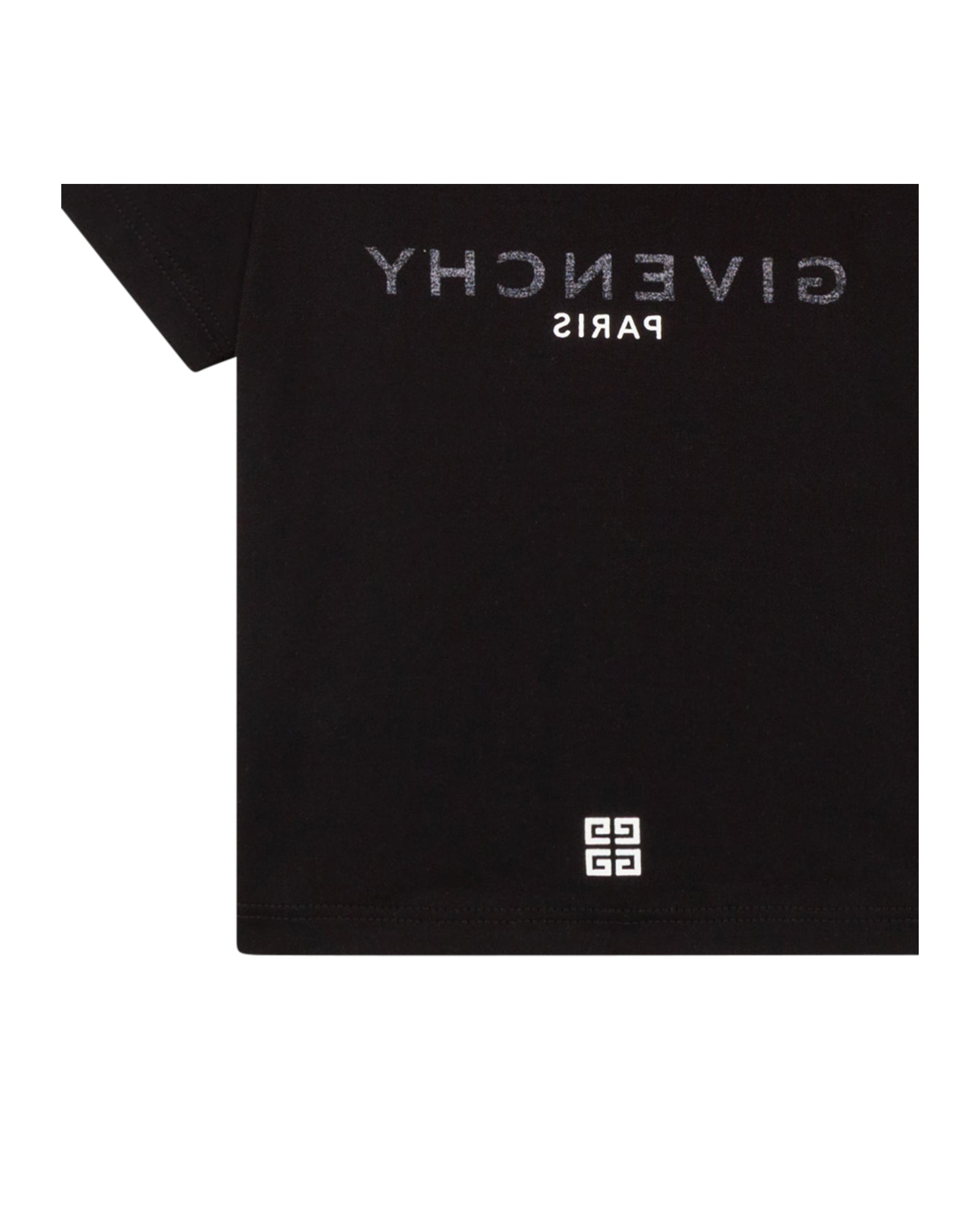 T-shirt à fermeture pressionnée - Black