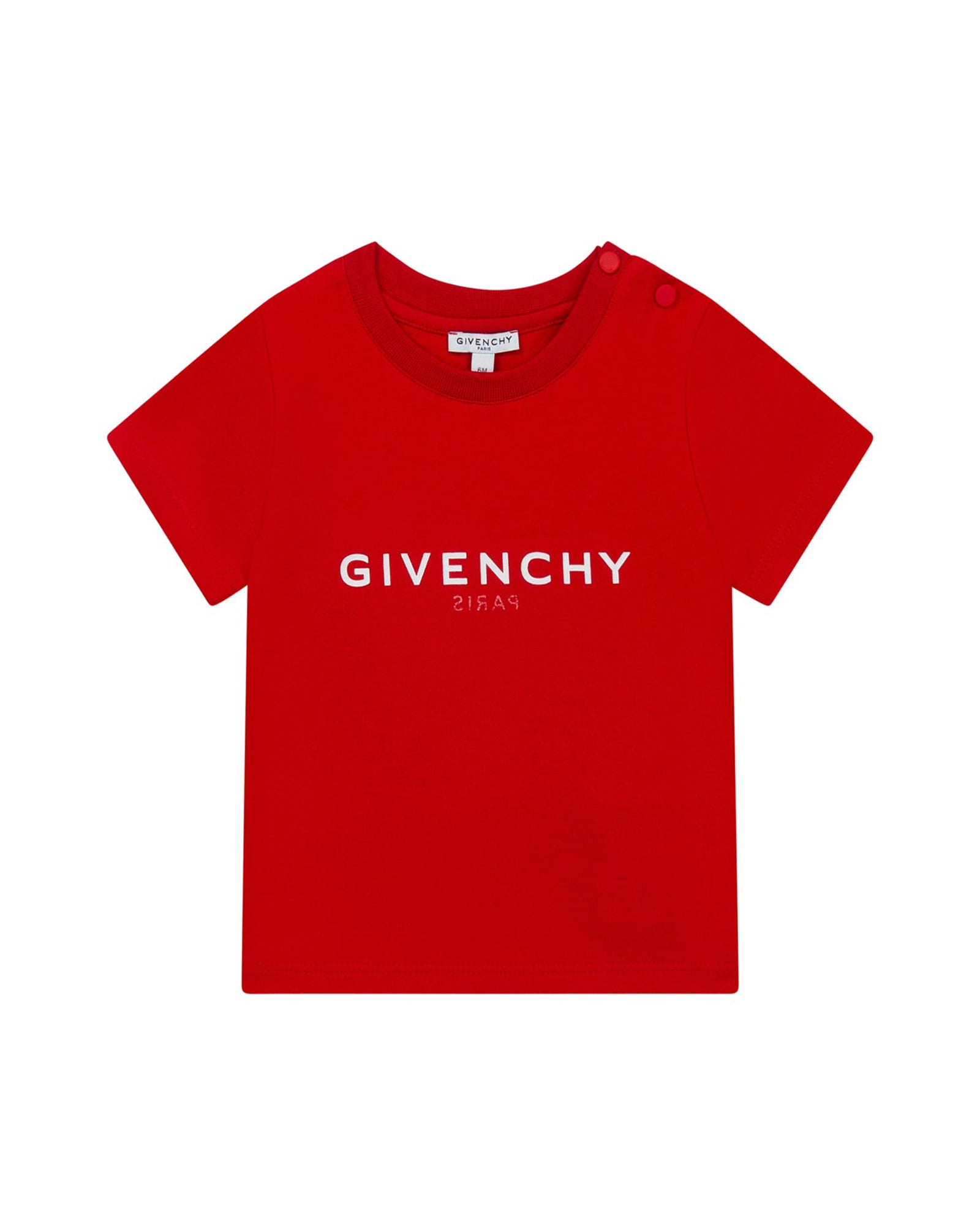 T-shirt à fermeture pressionnée - Piment