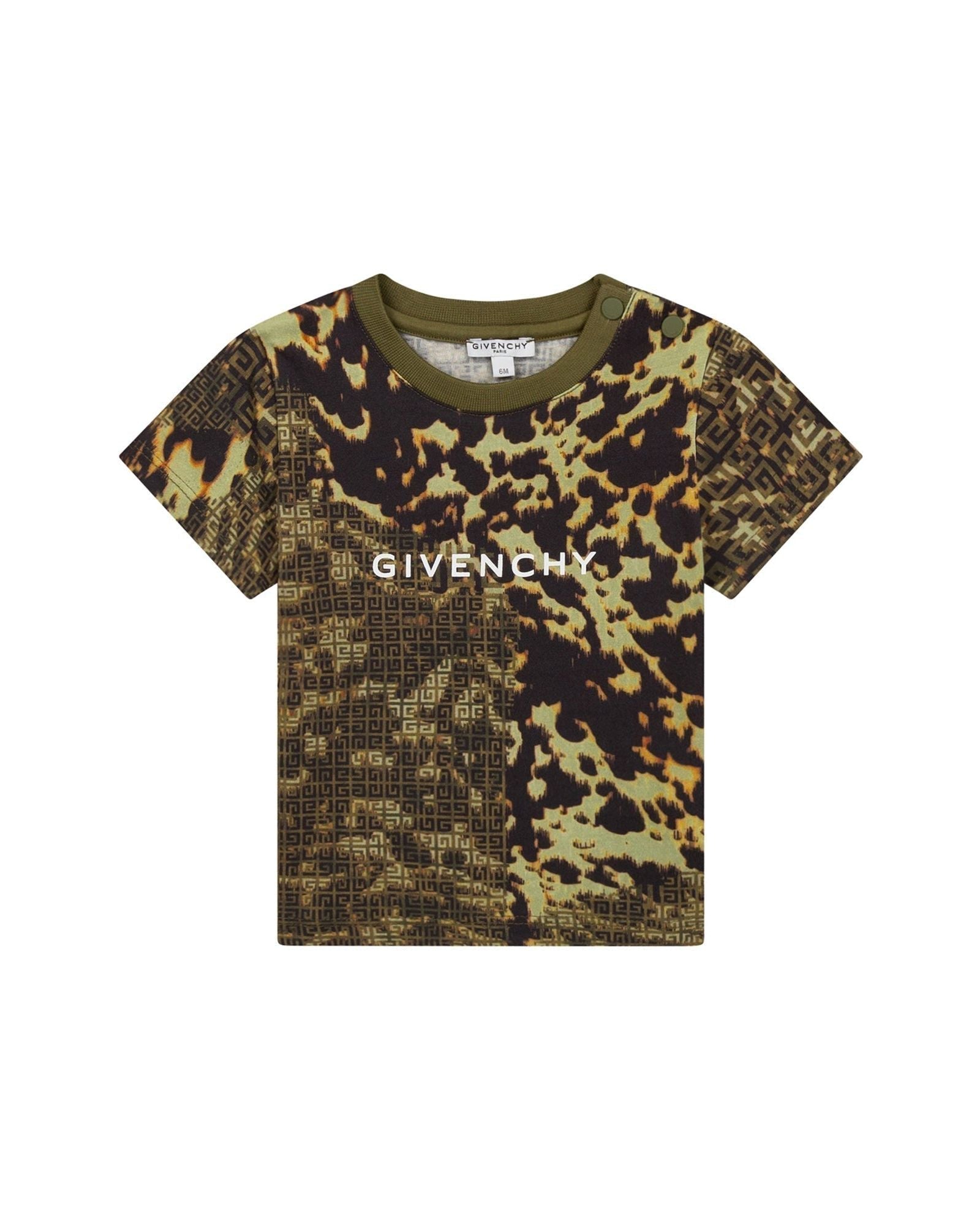 Short-sleeved cotton T-shirt - Army