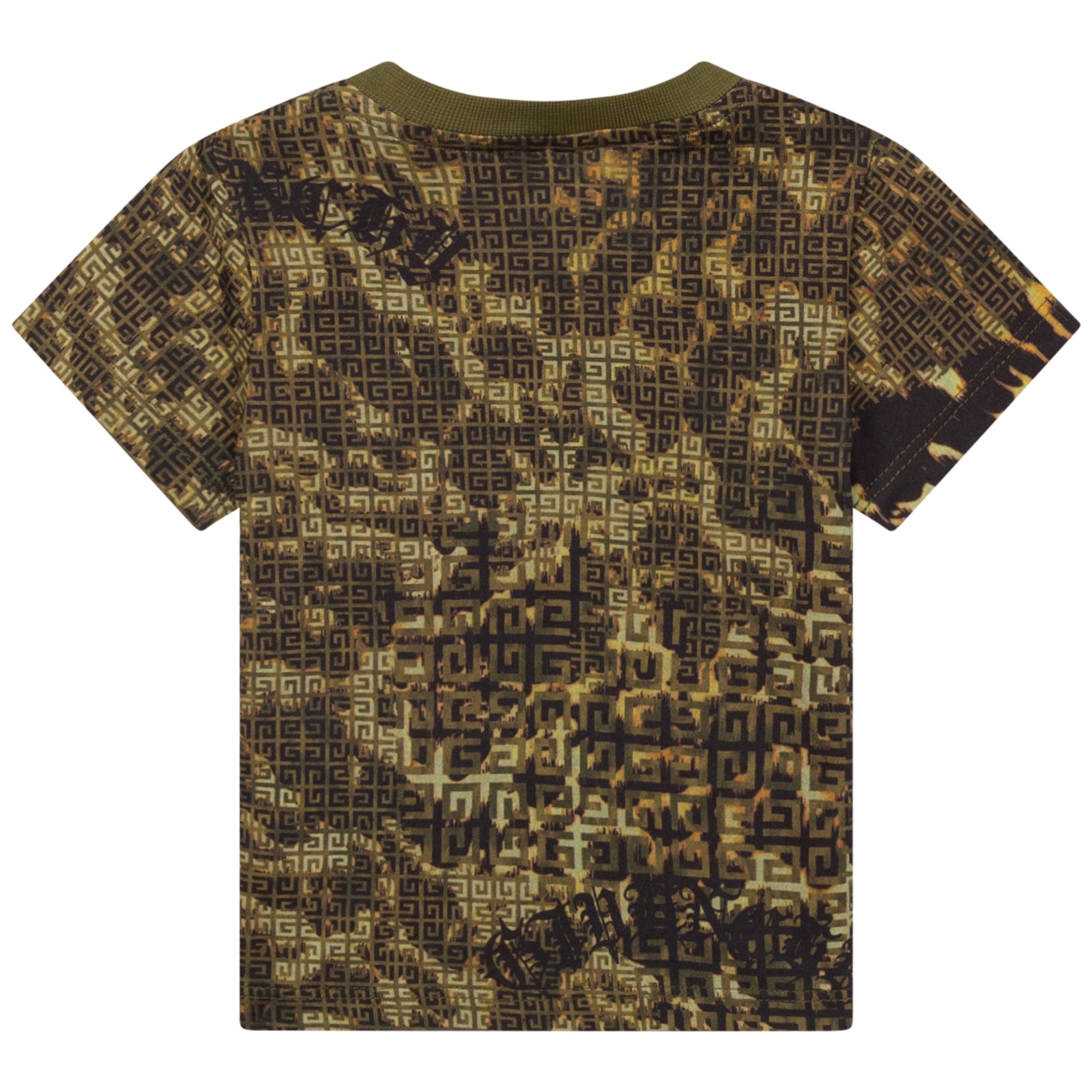 Short-sleeved cotton T-shirt - Army