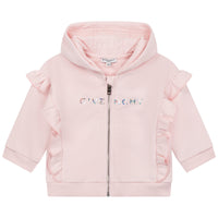 Cardigan en molleton - Marshmallow
