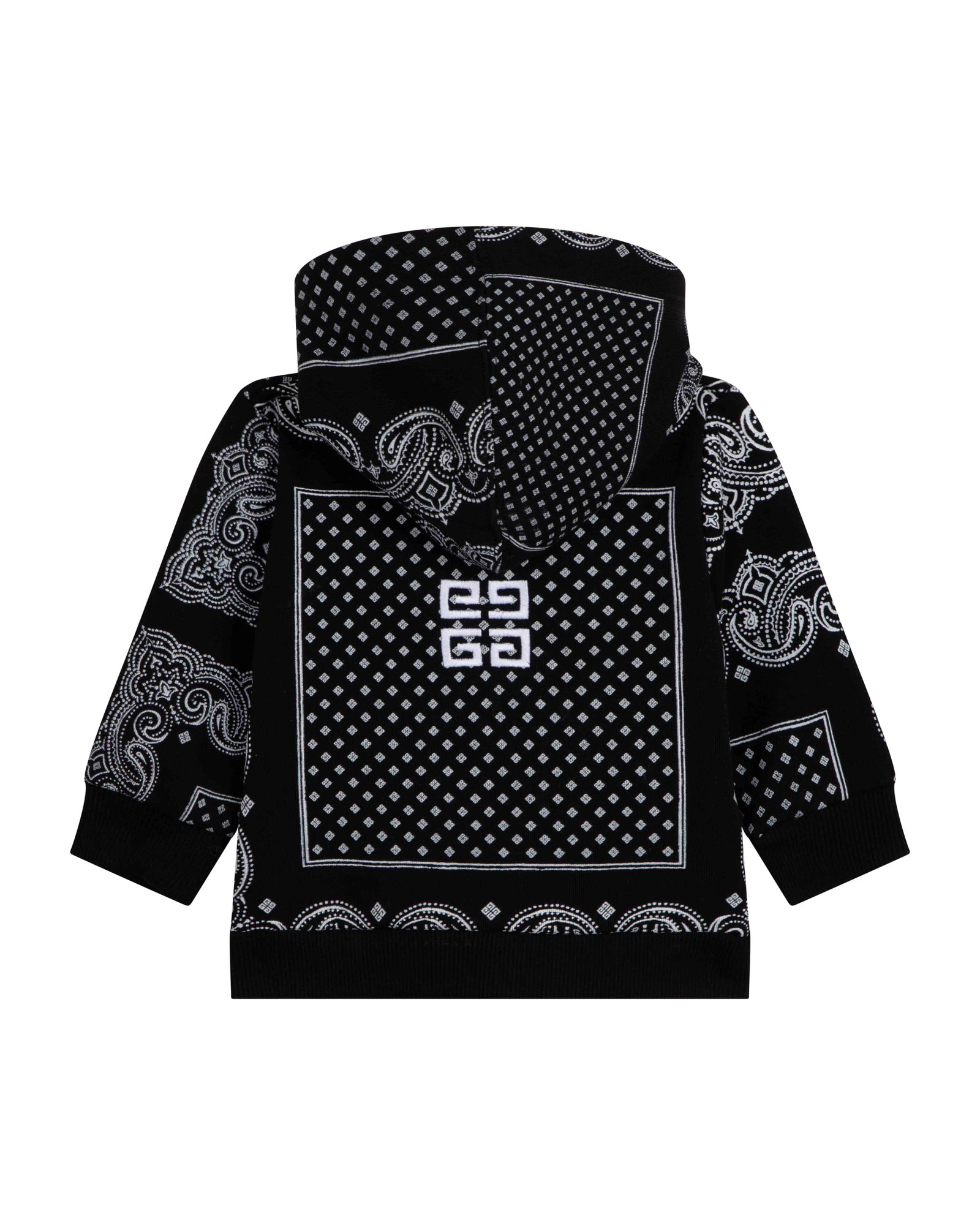 Cardigan à capuche en molleton - Black