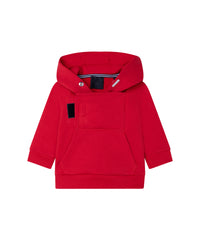 Sweatshirt à capuche en molleton - Piment