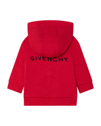 Sweatshirt à capuche en molleton - Piment