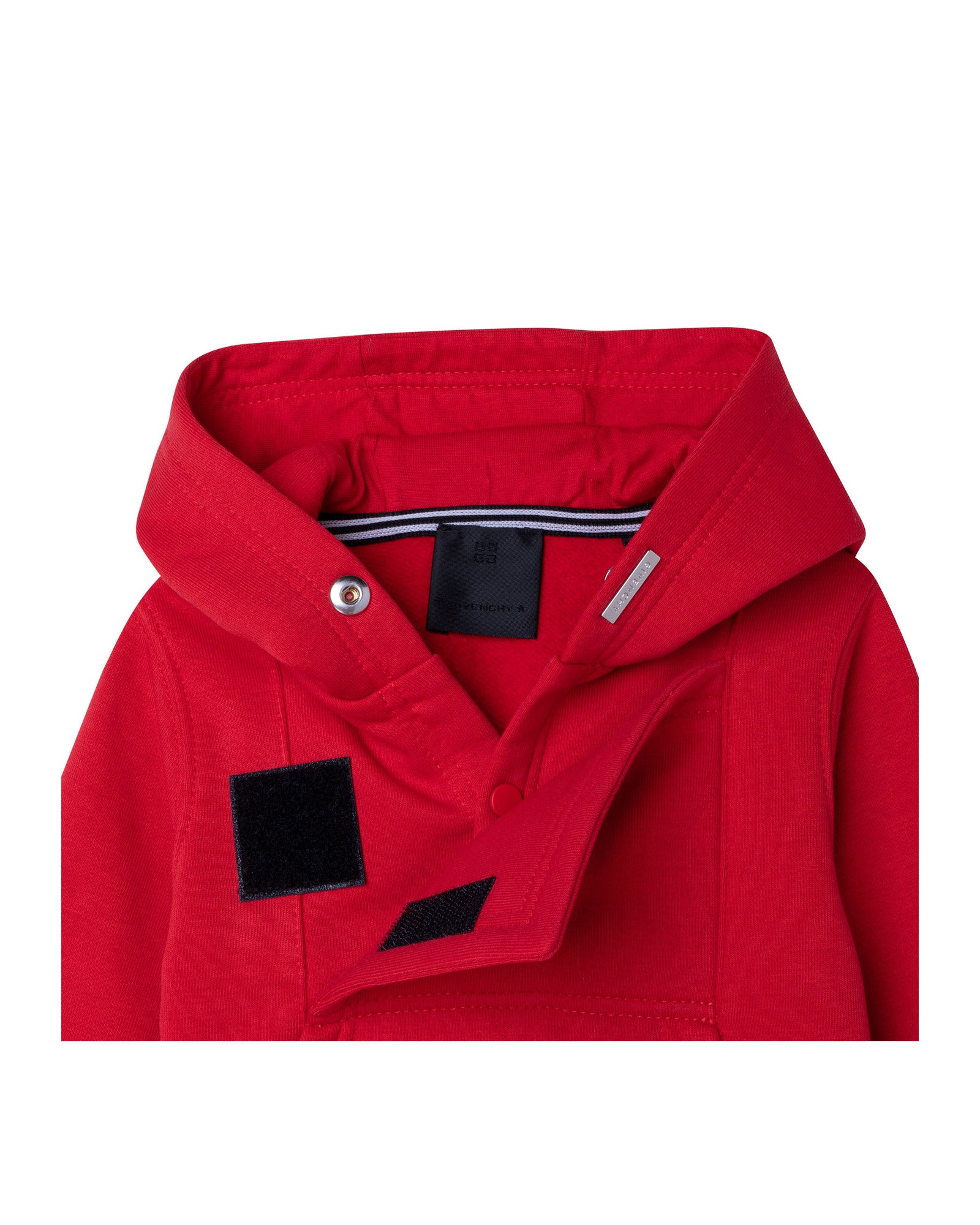 Sweatshirt à capuche en molleton - Piment
