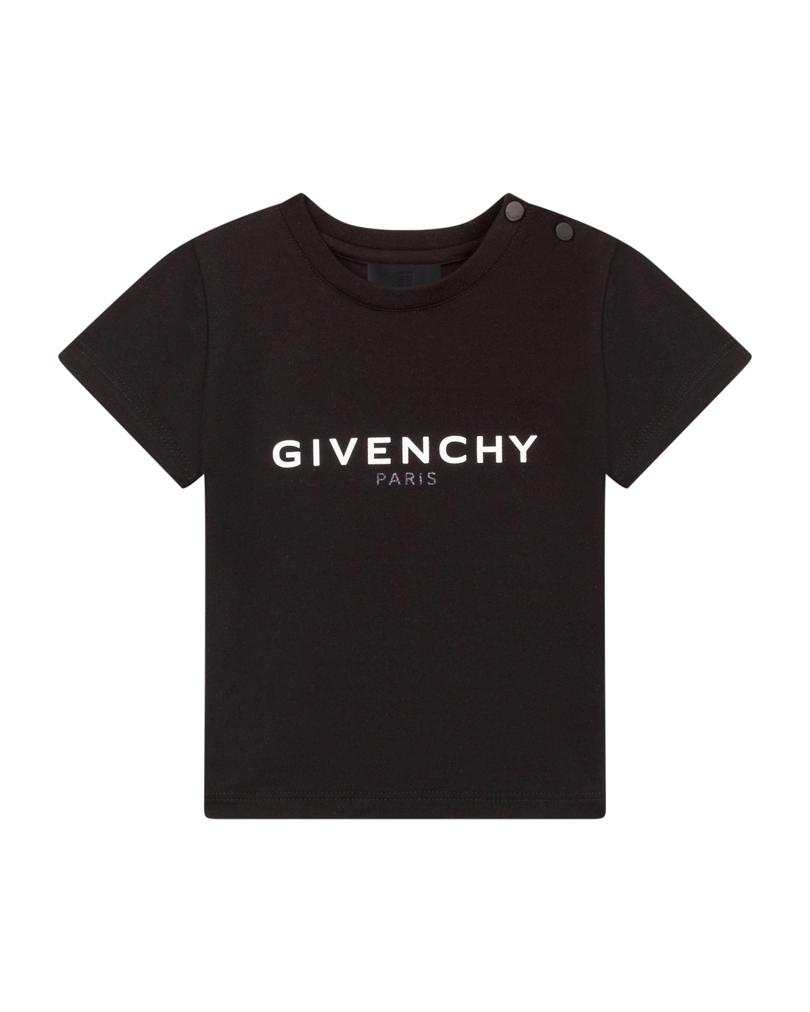 T-shirt à fermeture pressionnée - Black